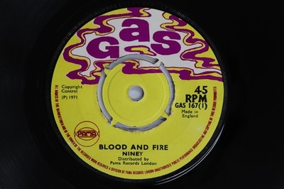 7'' NINEY THE OBSERVER / Blood And Fire / 33- GAS167 GAS UK