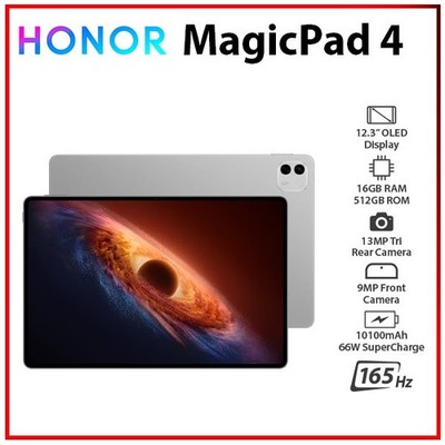 (Wi-Fi) HONOR MagicPad4 16GB+512GB GREY Octa Core Android PC Tablet (New)