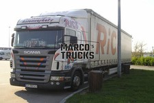 LKW Foto Scania R420 Planensattelzug Deutschland weiß RiCö, Euro4, Fernfa #d2ew