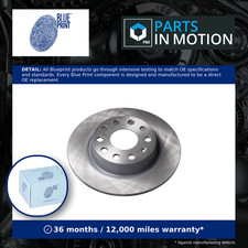 2x Brake Discs Pair Solid fits SEAT LEON Rear 2005 on DACA 272mm Set Blue Print