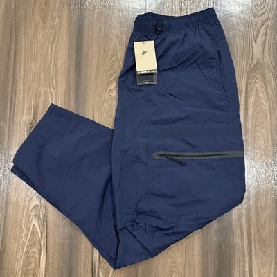 Nike Sportswear Tech Pack Woven Cargo Nylon Pants Blue Men's Sz Large HJ2940-451