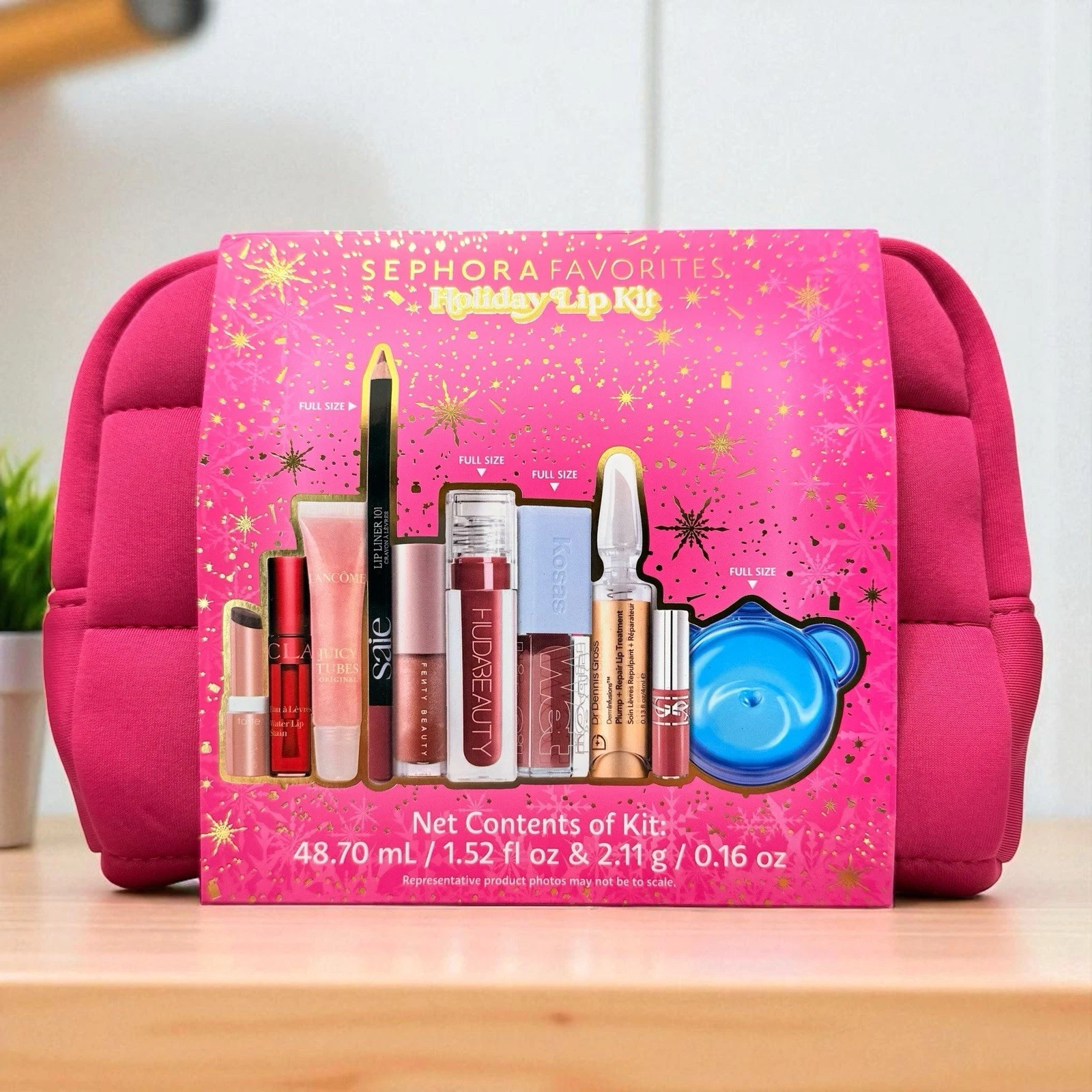 Sephora Favorites Lip Value Set Holiday 10 Pc Bag Kit LIMITED EDITION New
Opens in a new window or t