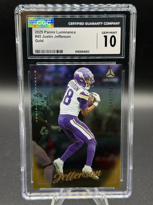 2025 Panini Luminance - Justin Jefferson #45 Gold /299