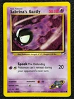 Sabrina's Gastly 93/132 Gym Heroes Series Common Basic Pokemon Card WOTC 2000 NM