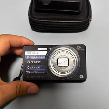 SONY Cyber Shot DSC-W690 Wine Black Digital Camera 16.1MP 5x Zoom English