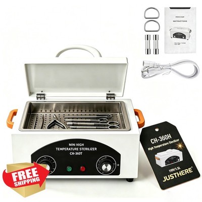 JUSTHERE High Temp Autoclave Sterilizer 1.5L