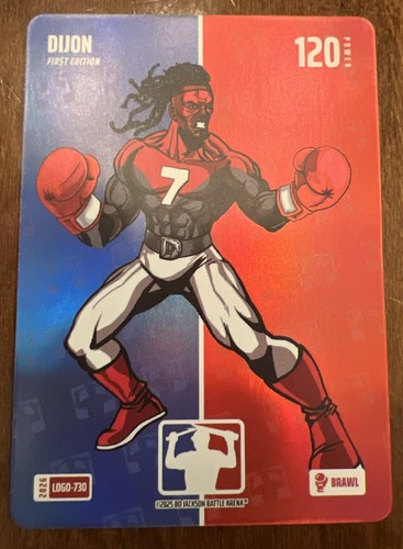2026 BO JACKSON BATTLE ARENA BIJAN ROBINSON -DIJON- LOGO FOIL SSP (CASE HIT)