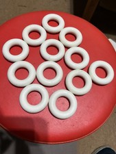 12 large white rubber tires for large cast iron cars Medium pressed steel