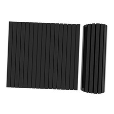 GWP08 Garage Wall Protector Foam Wall Column Corner Guard for 2-Pack Black