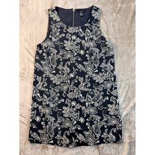 Y2k Forever 21 Paisley Sleeveless Mini Sheath Dress Womens Size M Mod Office