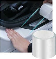 Car Door Sill Protector Strip, Transparent Invisible Door Edge 3.9 In x 33 Ft