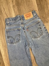 Levi's 550 Jeans Boys 11 Slim Blue Relaxed Fit Medium Wash Denim Y2K