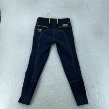 Piper By SmartPak Ladies Full Seat Breeches 24R Navy Amber Riding Pants