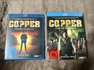 Bluray ( Copper )  - Justice is Brutal - Staffel 1&2 - FSK 18 - 5 ´er Disc T.Fon