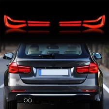 VLAND Red Style LED Tail Lights For 2012-2018 BMW 3-Series F31Touring Sequential