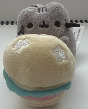 Pusheen Series 12 10th Anniversary Collectible Mini Plush Keychain Hamburger