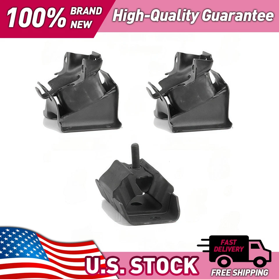 Kit de montaje de motor para Chevrolet Silverado 3500 2001 2002 2004 2005 2006 8,1 L V8 Foto 2 de 4