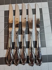 Oneida Ltd Deluxe Strathmore Stainless Steel Dinner Knives set of 5