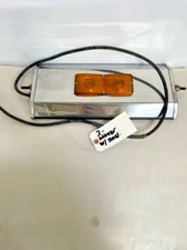 Heated Stainless Mirror w/ Amber LED West Coast 7"x16" for Peterbilt Kenworth