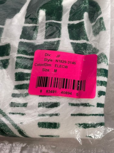Green Bay Packers Junk Food NFL White Touchdown Tank Top Women's MEDIUM - Picture 10 of 10