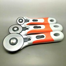 26, 45, 60mm Round Wheel Rotary Cutter Quilting Sewing Roller Fabric Cutting
