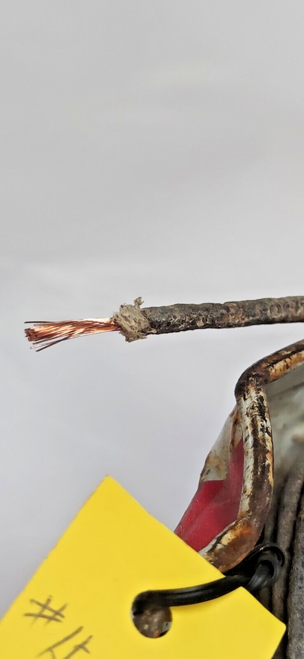 NOS #15ga Western Electronics Stranded Copper Waxed Cloth wire 6M (W315 ...