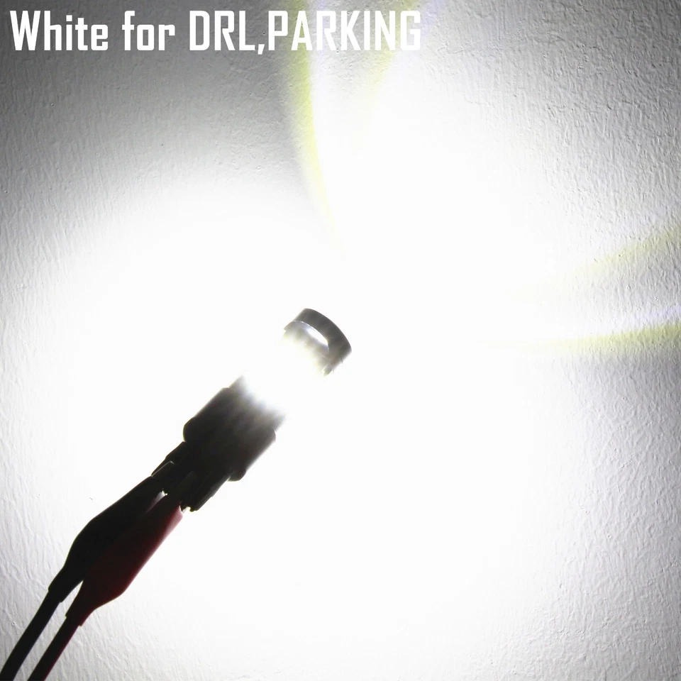 AllaLighting LED 3157 Switchback White Yellow Dual Color Filament Bulb Flashback - Image 2 of 4