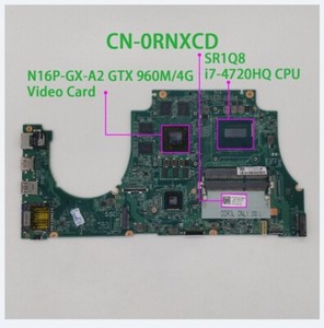 For   Inspiron 7557 Laptop Motherboard i7-4720HQ DDR3L DA0AM9MB8 CN-0RNXCD #E10