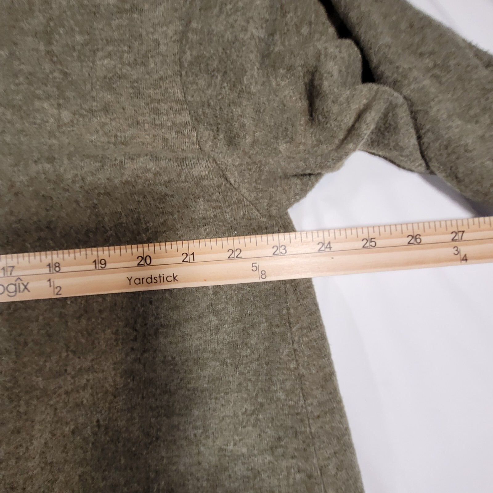 Ruby Road 1/4 Zip Solid Gray Pullover Tunic Women… - image 6