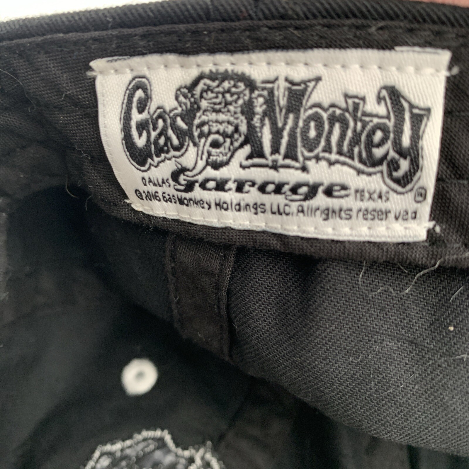 Gas Monkey Garage Patch Hat Black Adjustable Cust… - image 3