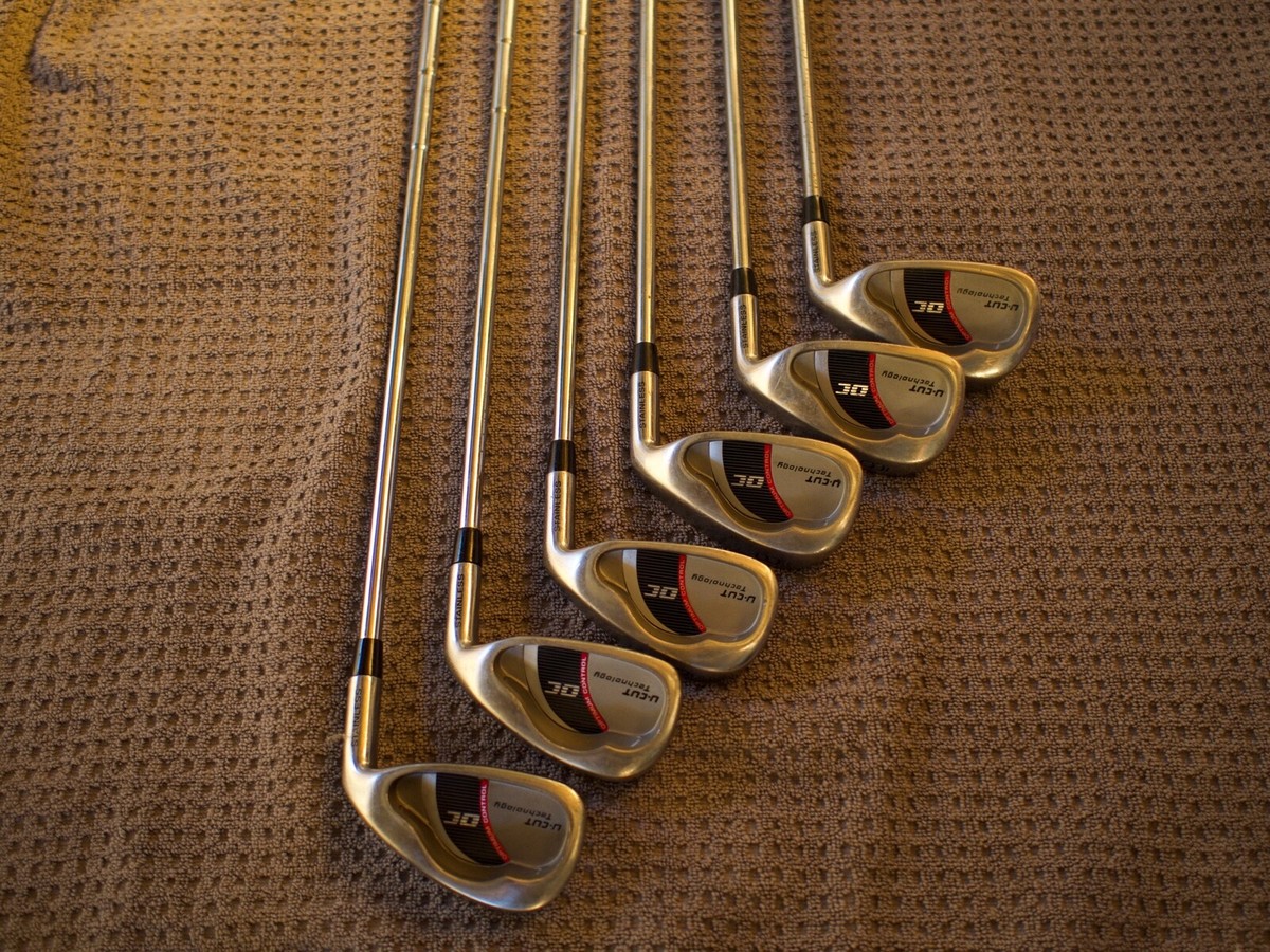 Knight OC U-Cut iron set 5 thru PW RHP R-Flex Steel | eBay