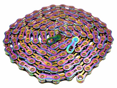 PYC SP1002 X10EL 10 Speed Aurora/Oil Slick MTB / Road Bike Chain 116L - Picture 1 of 3