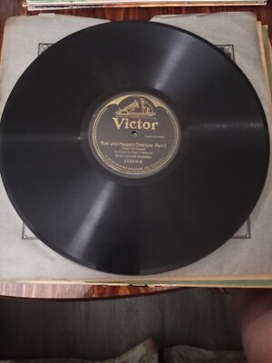 Franz Von Suppe POET AND PEASANT Overture parts 1 & 2 Victor  35509 A&B VG