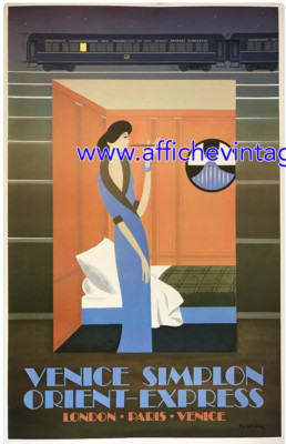 poster poster italien venedig simplon orient express