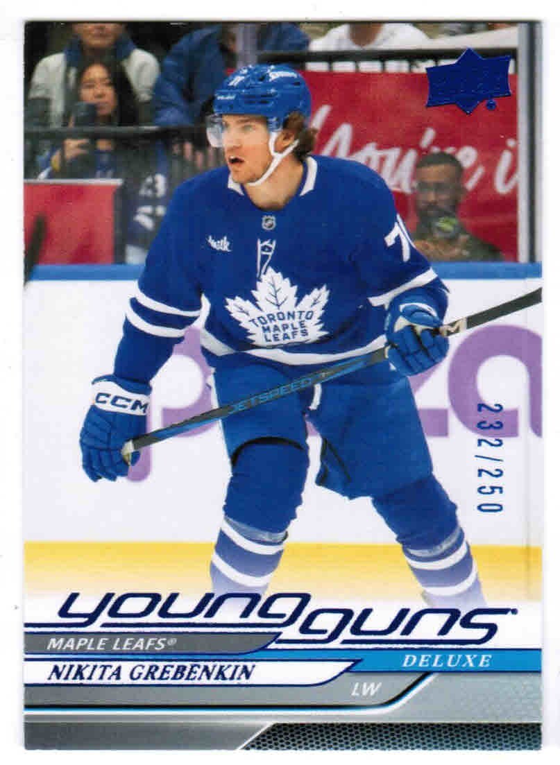 24/25 2024 UPPER DECK EXTENDED SERIES NIKITA GREBENKIN 714 YOUNG GUNS DELUXE 250