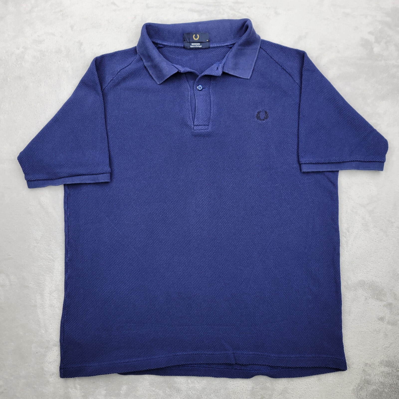 Fred Perry Polo Shirt Mens XL Extra Large Golf Heavy Waffle Knit