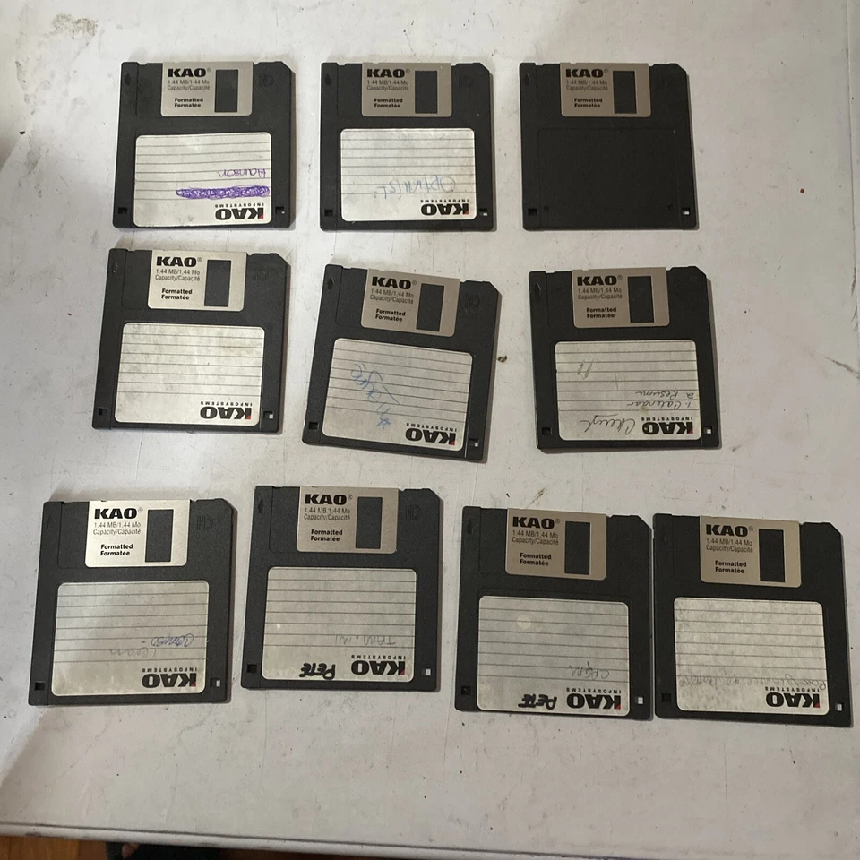 Lote de 42 Disquetes KAO 1,44 MB  Foto 4 de 4
