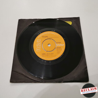 baccara sorry im a lady 7'' vinyl record very good condition