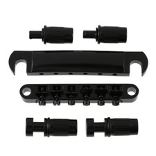 ABR-1 Style Tune-o-matic Bridge  Tailpiece for Gibson Les Paul Gear Black