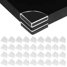 36PCS Clear Slim Edge Bumpers Corner Protector Guards Corner Cushion Baby Safety
