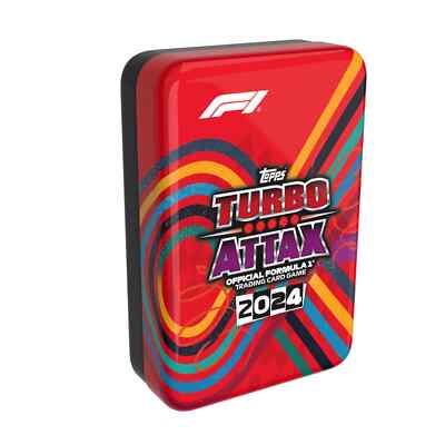 2024 Topps Formula 1 Turbo Attax ''Revved Up'' Mega Tin 60 Cards + 6 Limited Ed