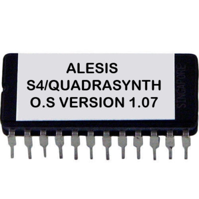 Alesis S4 / Quadrasynth Firmware Upgrade OS V 1.07 Final Eprom Update Chip Ic
