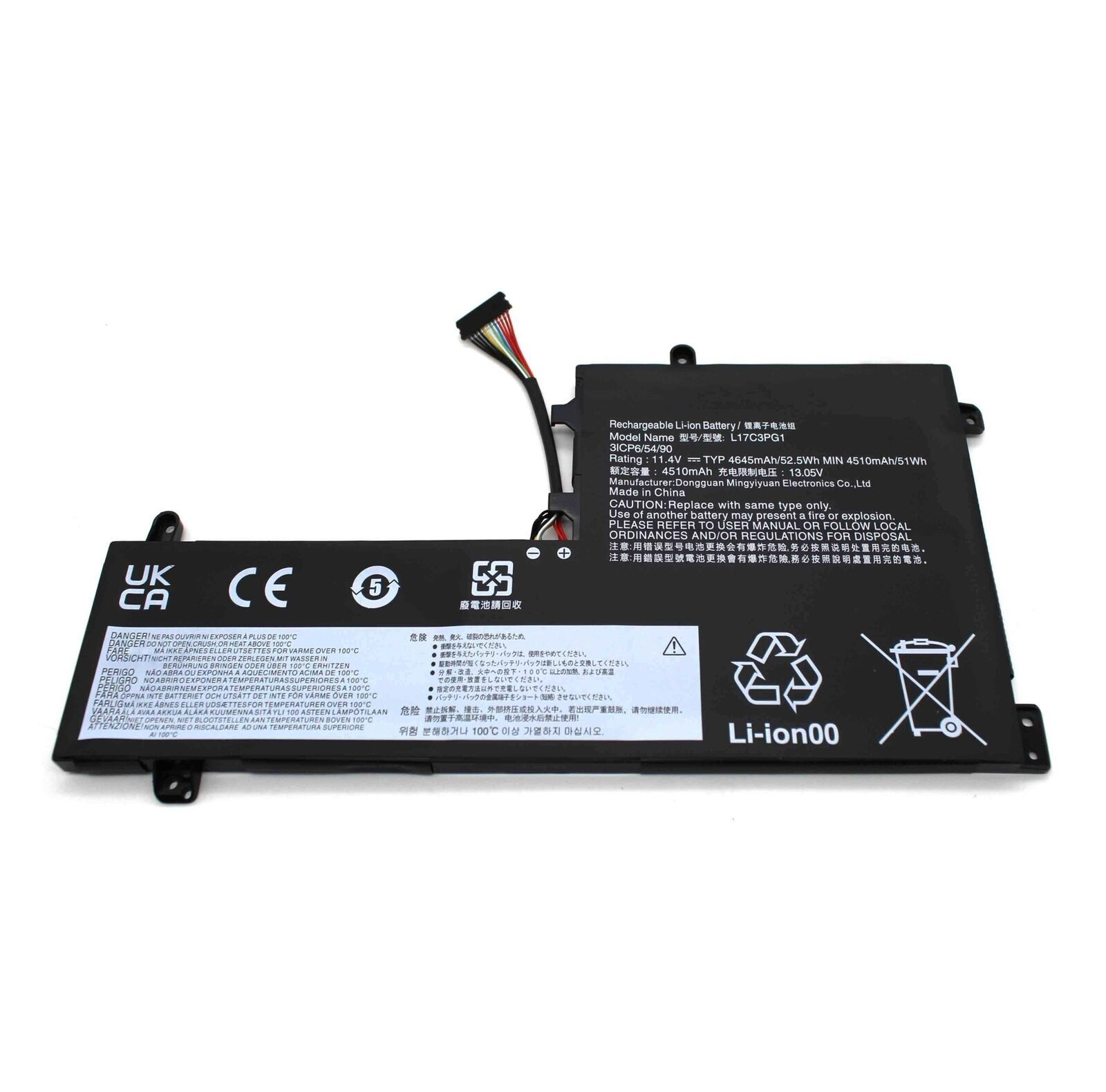 BATTERIA PER PORTATILE LENOVO LEGION Y530 Y7000 Y7000P Y540-15IRH L17C3PG2...