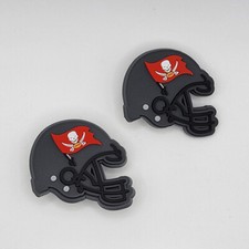 NFL Tampa Bay Buccaneers Football Helmet For Shoe Charms Jibbitz - 2 pieces