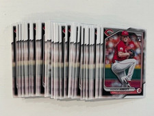 (50) ANDREW ABBOTT Reds 2024 Bowman Baseball base rookie card #70
