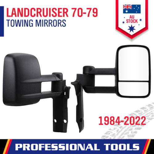 <!--F#f_0-->2-Picec Mirrors Fit Toyota Landcruiser 70 75 78 79 Series Manual Towing Steering<!--F/-->