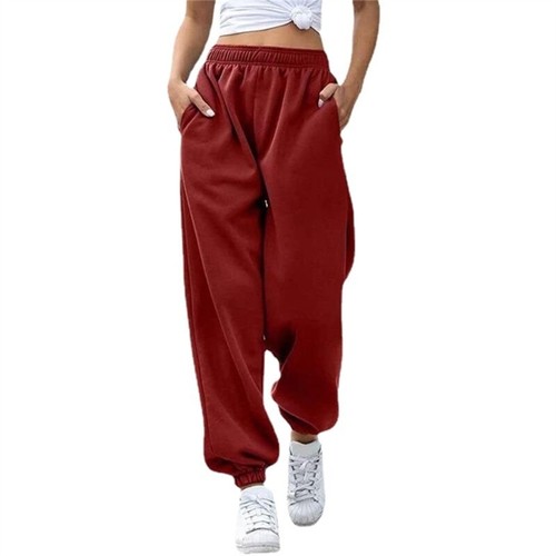 Stylish High Rise Women s Jogger Pants Workout Baggy Sweatpants with Pockets - Picture 10 of 38