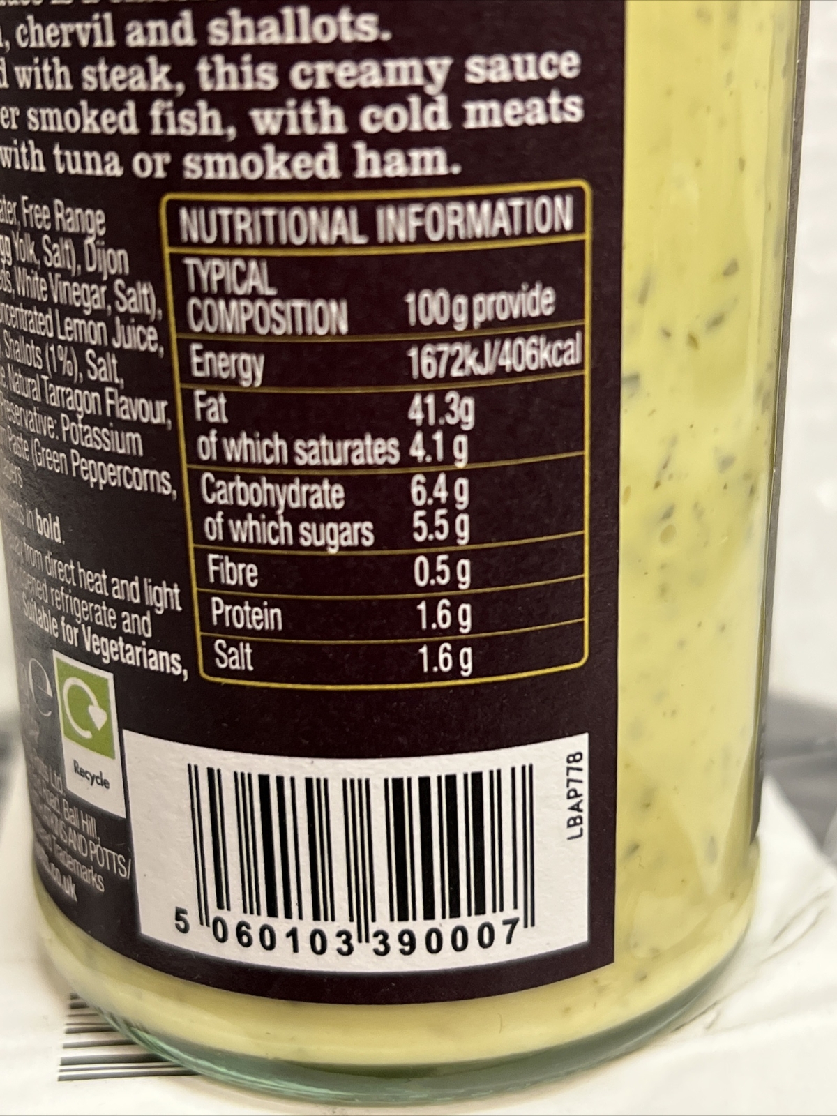 ATKINS & POTTS BEARNAISE SAUCE 180G x 6 jars eBay