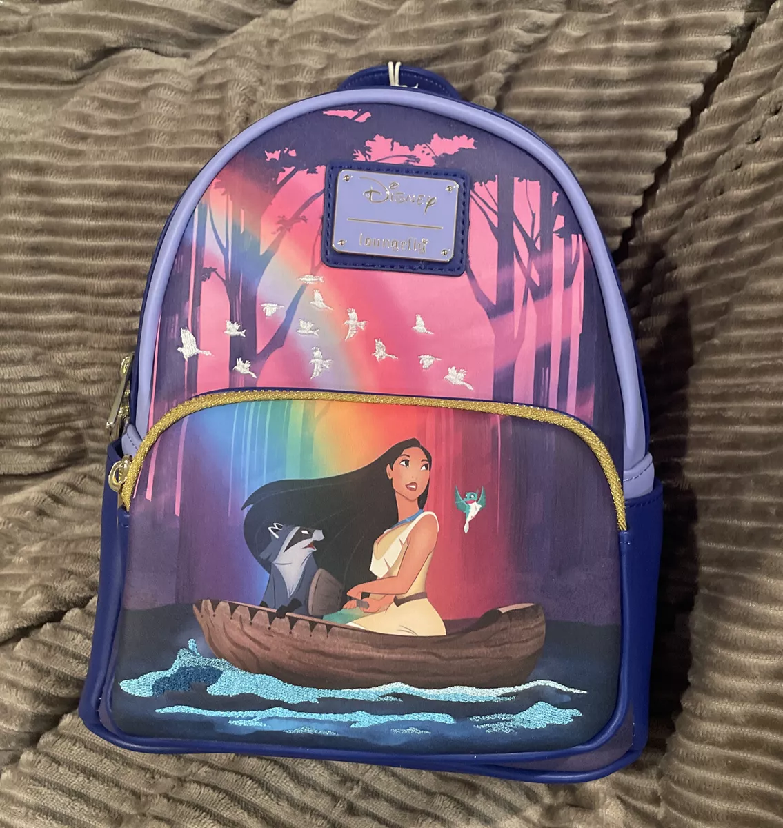 Loungefly Disney Pocahontas Just Around The River Bend Loungefly Mini  Backpack | eBay