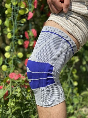 Bauerfeind GenuTrain Size 5 Knee Joint Brace Patella Support Meniscus Sleeve ACL